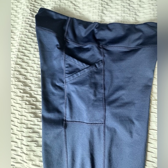 Yogipace Womens Blue Leggings in Smooth Fabric - Picture 5 of 11